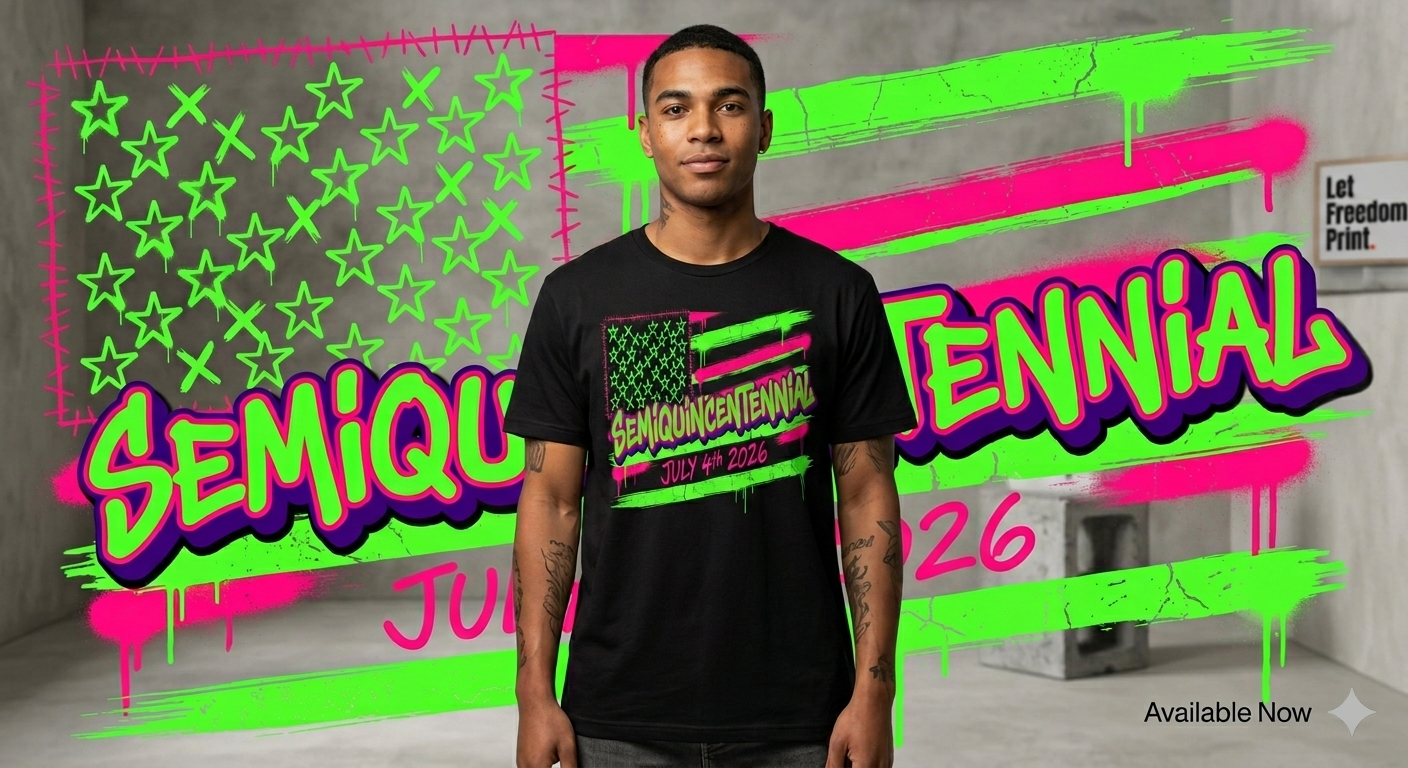 US Graffiti Flag t-shirt
